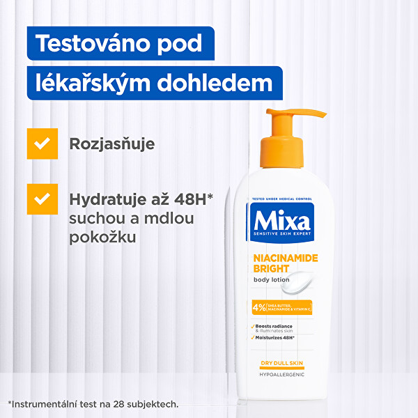 Tělové mléko pro suchou pokožku Niacinamide Bright (Body Lotion) 250 ml