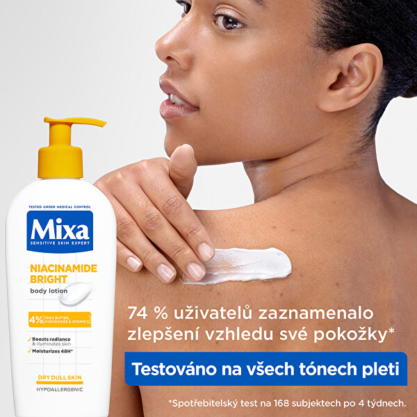 Tělové mléko pro suchou pokožku Niacinamide Bright (Body Lotion) 250 ml