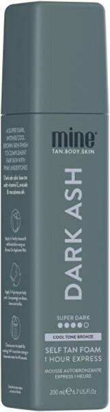 Samoopalovací pěna pro tmavě hnědý odstín Dark Ash (Self-Tan Foam) 200 ml