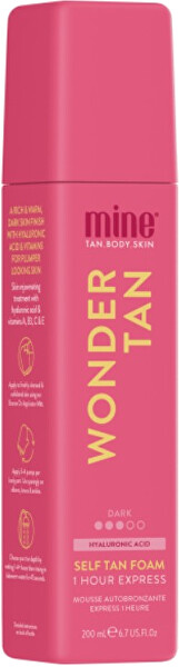 Samoopalovací pěna s hydratačními a anti-aging účinky Wonder Tan (Self Tan Foam) 200 ml