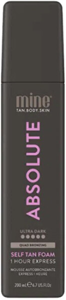 Ultra tmavá samoopalovací pěna Absolute (Self Tan Foam) 200 ml