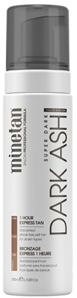 Schiuma autoabbronzante per abbronzatura ultra scura Dark Ash (1 Hour Express Tan) 200 ml