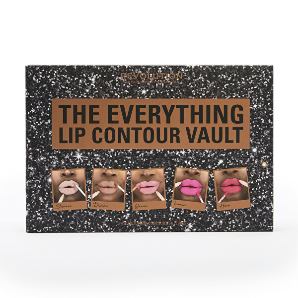 Dárková sada dekorativní kosmetiky na rty Lip Contour Vault