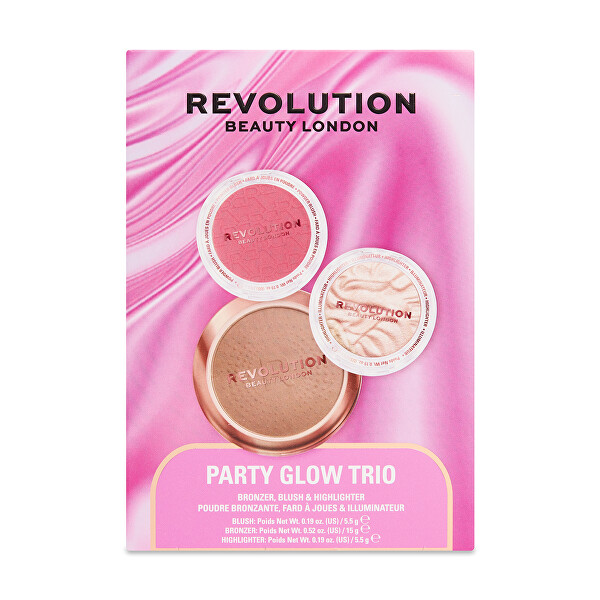 Dárková sada Party Glow Face Powder Trio
