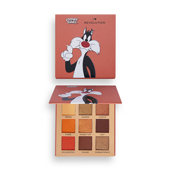 Paletka očních stínů Looney Tunes X Sylvester (Mini Shadow Palette) 9 g
