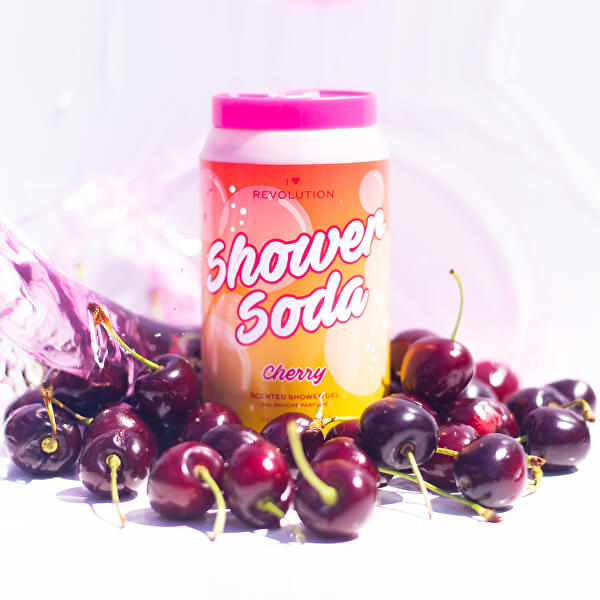 Gel de duș hrănitor  Shower Soda Cherry (Scented Shower Gel) 320 ml