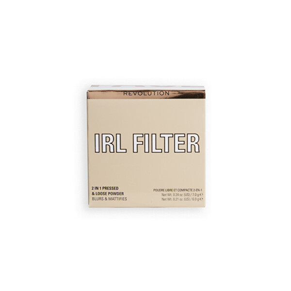 Zmatňujúci a fixačný púder IRL Soft Focus (2 in 1 Powder Translucent) 13 g