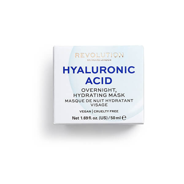 Noční hydratační maska na obličej Hyaluronic Acid (Overnight Hydrating Mask) 50 ml