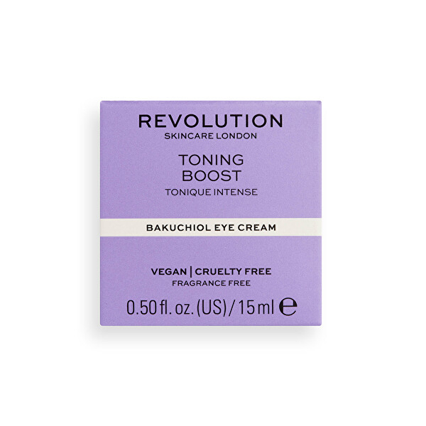 Oční krém Revolution Skincare Toning Boost (Bakuchiol Eye Cream) 15 ml