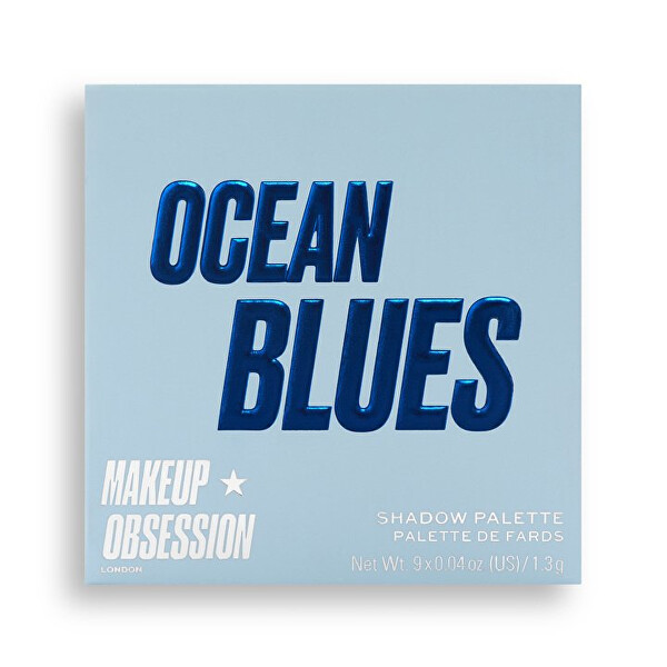 Paletka očních stínů Ocean Blues (Shadow Palette) 11,7 g