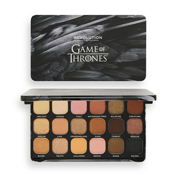 Paletka očních stínů X Game of Thrones 3 Eyed Raven (Forever Flawless Shadow Palette) 19,8 g
