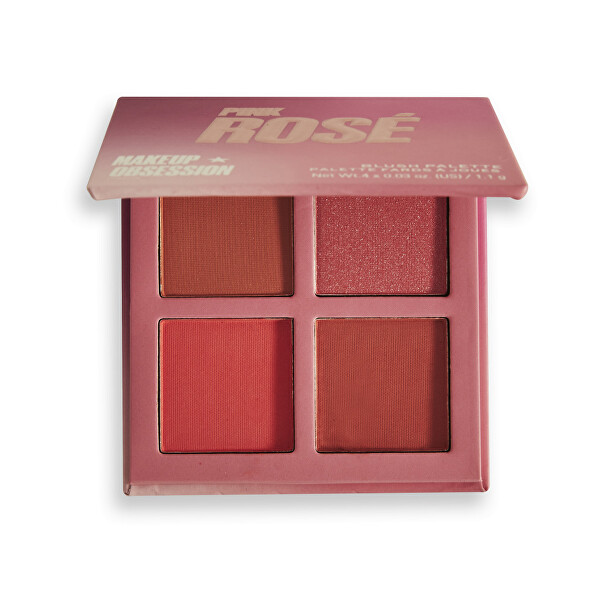 Paletka tvářenek Blush Crush Pink Rose 4 x 1,1 g