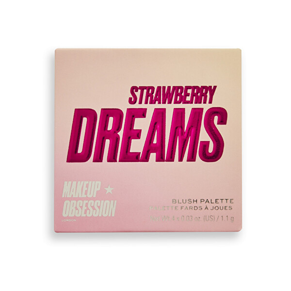 Paletka tvářenek Blush Crush Strawberry Dreams 4 x 1,1 g