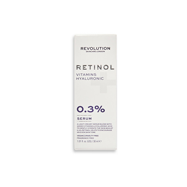 Pleť ové sérum 0.3% Retinol with Vitamins & Hyaluronic Acid 30 ml