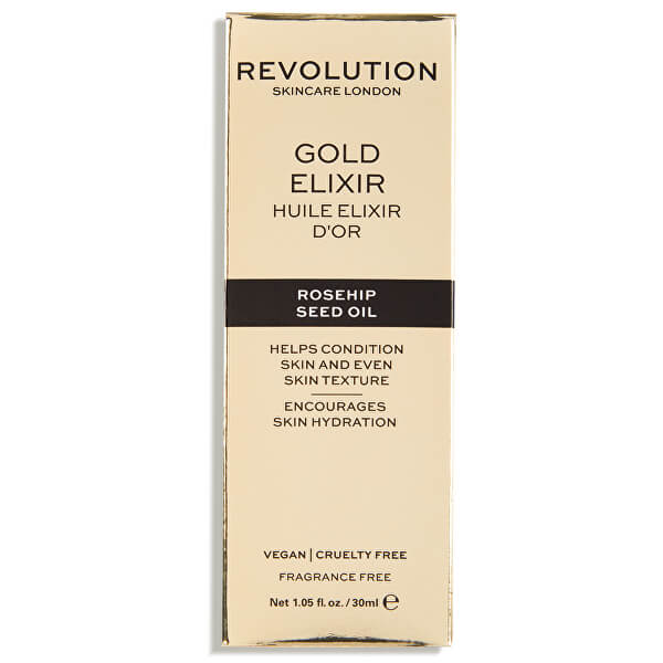 Pleťové sérum s šípkovým olejem (Revolution Skincare Rosehip Seed Oil-Gold Elixir) 30 ml