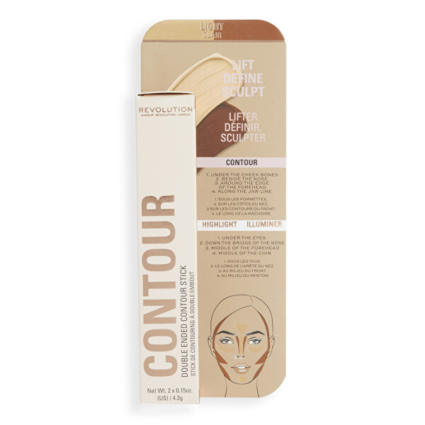 Konturovací tyčinka Light Fast Base Contour Stick 4,3 g