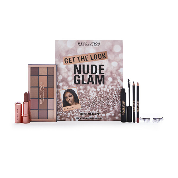 Set cadou de cosmetice decorative Get The Look: Nude Glam