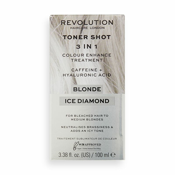 Oživující barva pro blond vlasy Toner Shot Blonde Ice Diamond 100 ml