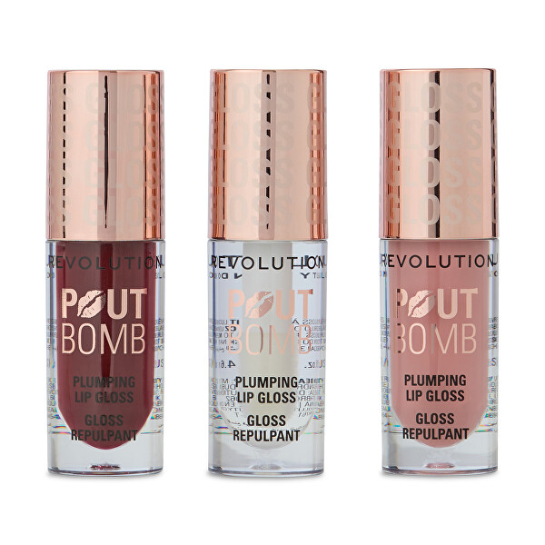 Dárková sada Pout Bomb Plumping Lip Gloss Trio Gift Set