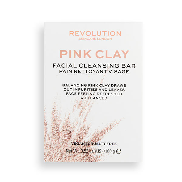 Čisticí pleťové mýdlo Balancing Pink Clay (Facial Cleansing Bar) 100 g