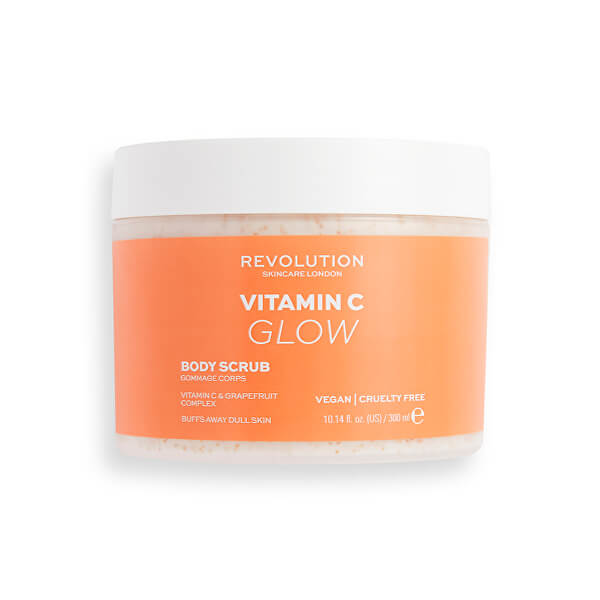 Telový peeling Body Skincare Vitamín C Glow (Body Scrub) 300 ml