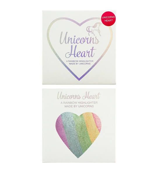 Srdcový rozjasňovač Srdce jednorožce (Unicorns Heart) 10 g