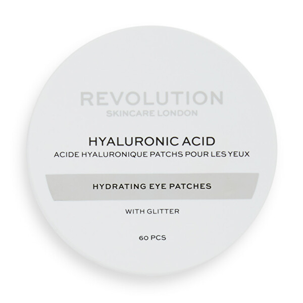Třpytivé hydratační polštářky pod oči Hyaluronic Acid (Hydrating Eye Patches) 60 ks