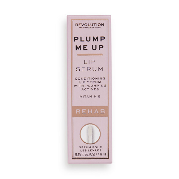 Vyživující sérum na rty Rehab Plump Me Up Pink Glaze (Lip Serum) 4,6 ml