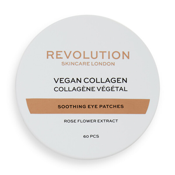 Zklidňující polštářky pod oči Rose Gold Vegan Collagen (Soothing Eye Patches) 60 ks