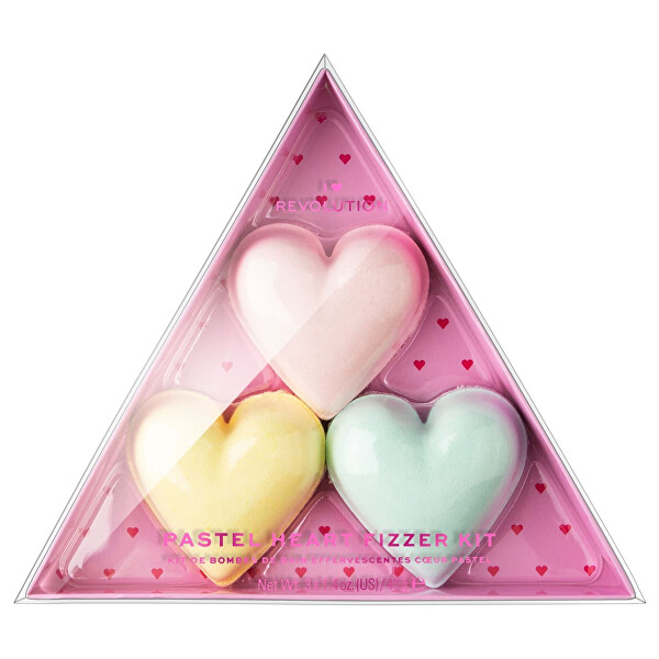 Set de cosmetice Pastel Heart Fizzer