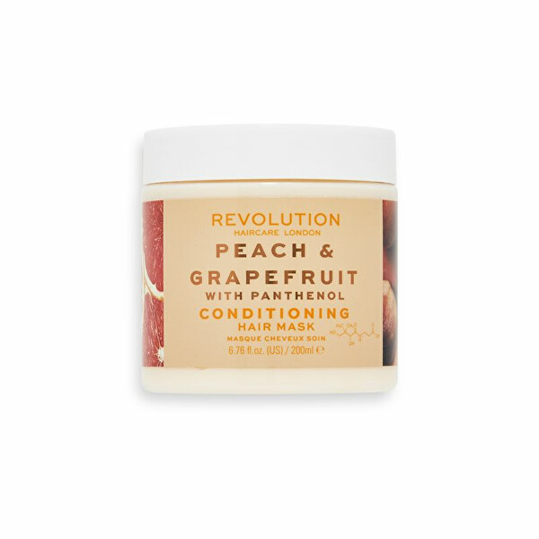 Hajpakolás Shine Peach + Grapefruit with Panthenol (Conditioning Hair Mask) 200 ml
