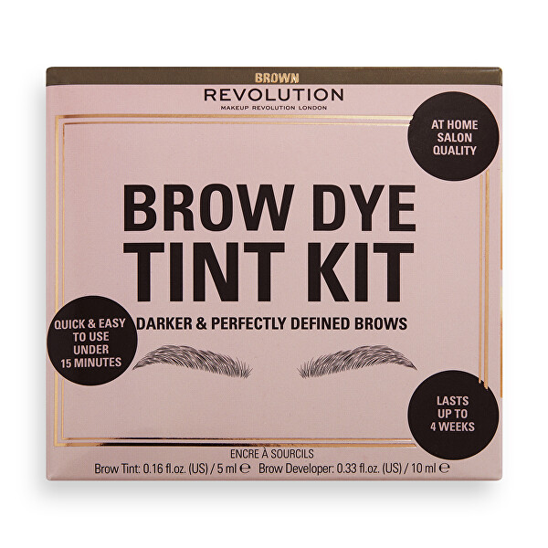 Sada na úpravu obočí Brown Brow Dye (Tint Kit)