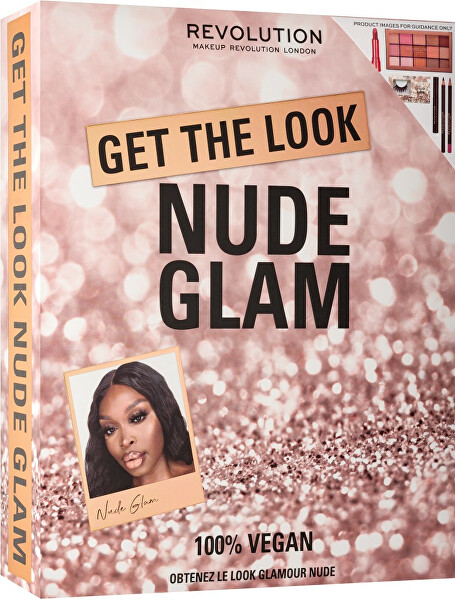 Darčeková sada dekoratívnej kozmetiky Get The Look: Nude Glam