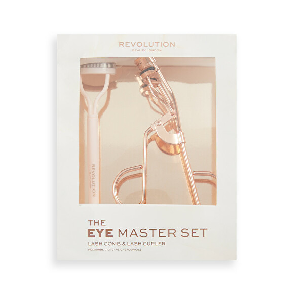 Set de definire și curbare a genelor Eye Master Lash Curl & Comb Set
