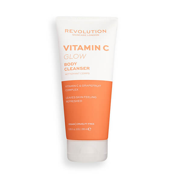 ZĽAVA- Sprchový gél Body Skincare Vitamín C Glow (Body Cleanser) 200 ml - rozbité viečko
