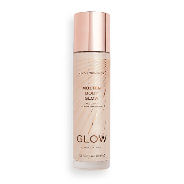Folyékony bőrvilágosító  Revolution Glow (Molten Body Gold) 100 ml