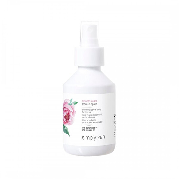 Bezoplachový sprej pro nepoddajné a krepaté vlasy Smooth & Care (Leave-In Spray) 150 ml