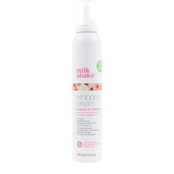 Ochranná bezoplachová pěna pro barvené vlasy Whipped Cream (Leave-In Foam) 200 ml