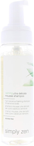 Pěnový šampon pro citlivou pokožku hlavy Calming (Ultra Delicate Mousse Shampoo) 200 ml