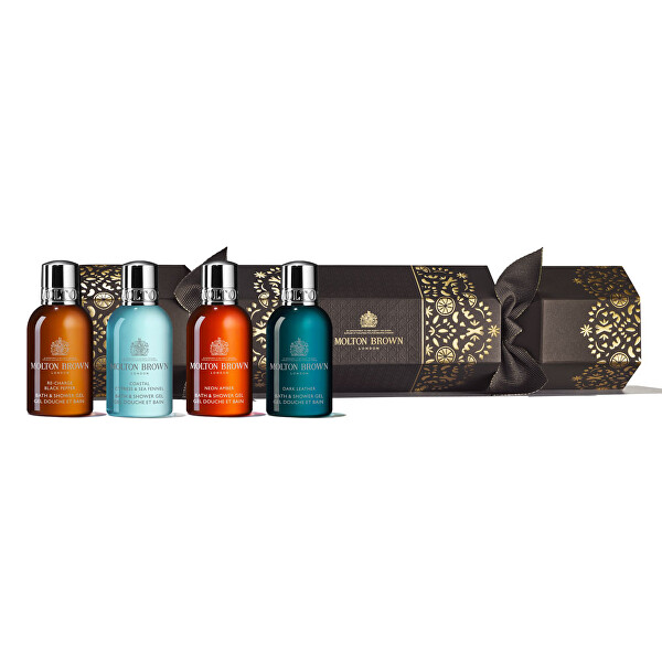 Geschenkset mit Duschgels Woody Aromatic Christmas Cracker