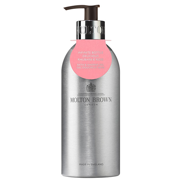 Koupelový a sprchový gel Infinite Bottle Delicious Rhubarb & Rose (Bath & Shower Gel) 400 ml