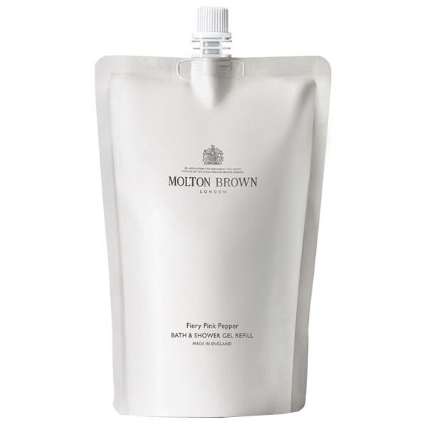 Náhradní náplň pro koupelový a sprchový gel Fiery Pink Pepper (Bath & Shower Gel Refill) 400 ml