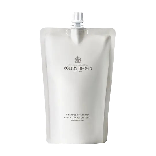 Náhradní náplň pro koupelový a sprchový gel Re-Charge Black Pepper (Bath & Shower Gel Refill) 400 ml