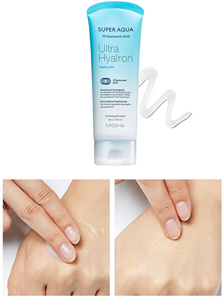 Bőrradír zselé Super Aqua Ultra Hyalron (Peeling Gel) 100 ml