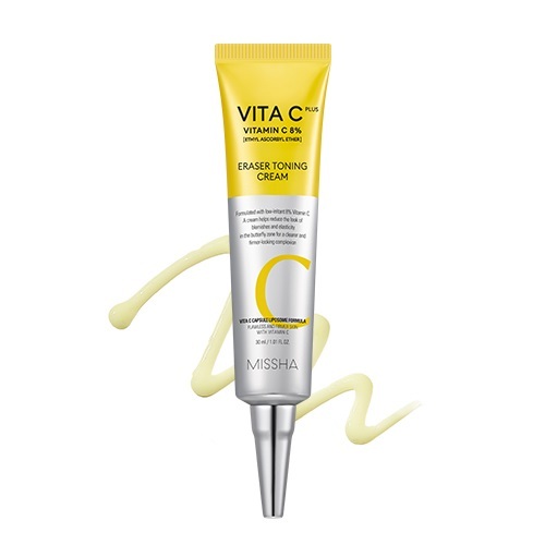 Cremă facială iluminatoare Anti-Age Vita C Plus (Eraser Toning Cream) 30 ml