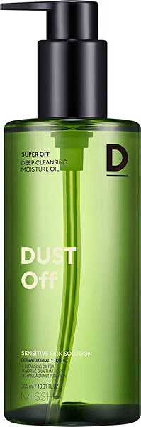 Čistiaci olej pre citlivú pleť Super Off Dust Off (Deep Cleansing Moisture Oil) 305 ml