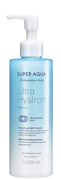 Hidratáló hámlasztó zselé arcra Super Aqua Ultra Hyalron (Mild Peel) 250 ml