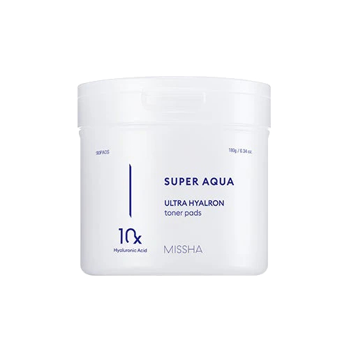 Hydratační tonizační tampony Super Aqua Ultra Hyalron (Toner Pads) 90 ks