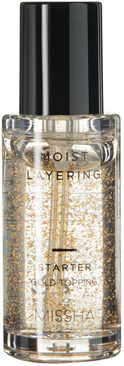 Base per fondotinta illuminante Moist Layering Starter (Gold Topping) 30 ml