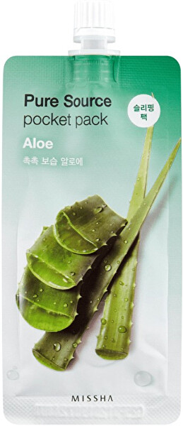 Hydratační noční maska Aloe Vera Pure Source (Pocket Pack) 10 ml